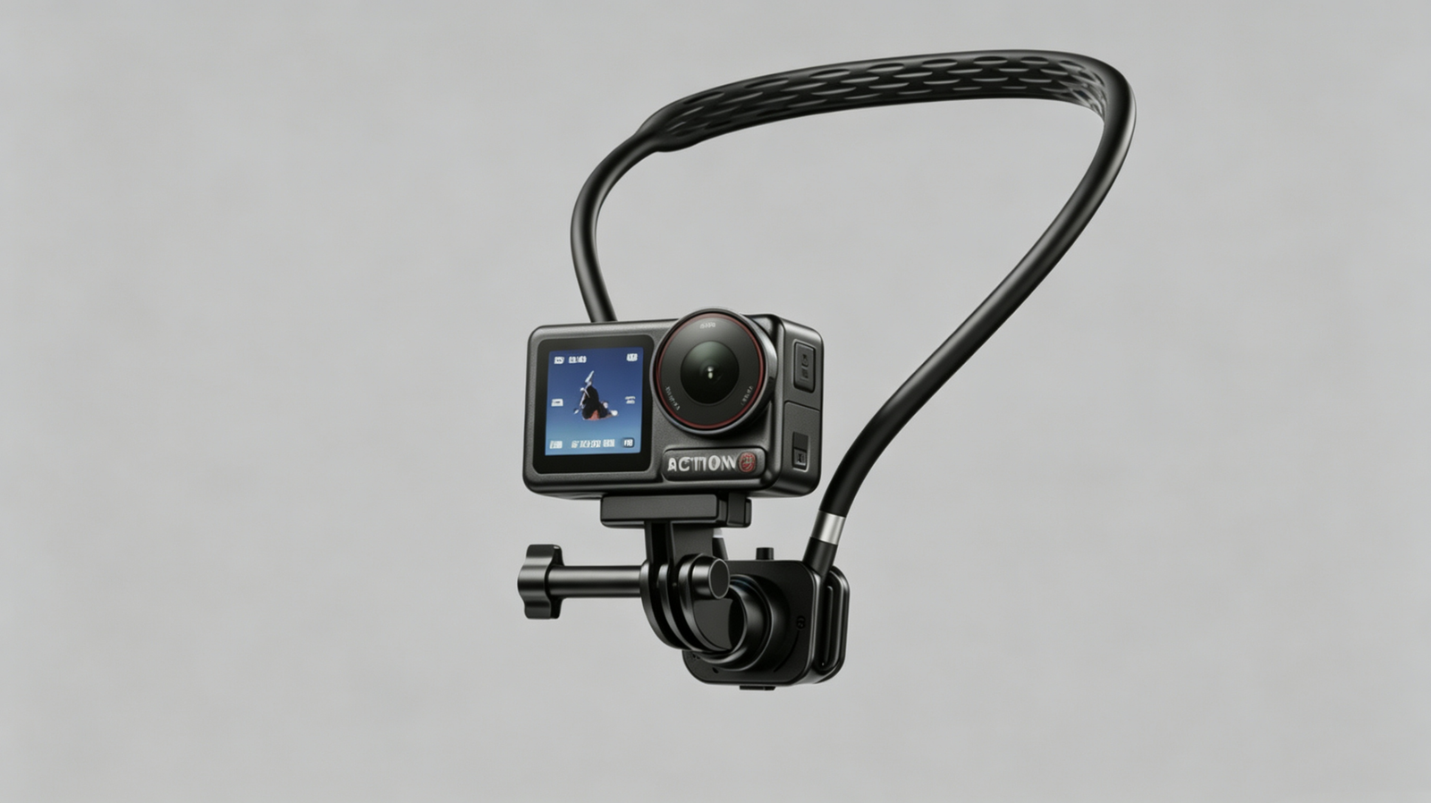 Action camera neck mount