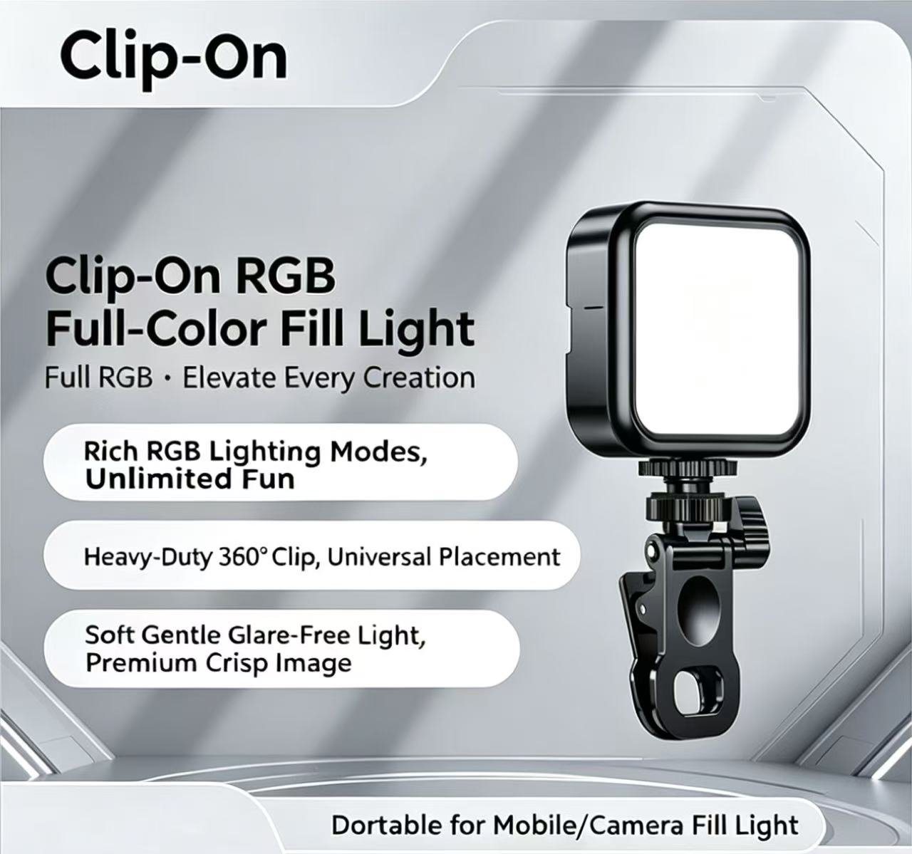 clip on fill light